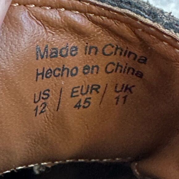 ALDO SIZE 12 khaki green Chelsea boot boots real genuine leather suede ankle - Picture 8 of 10